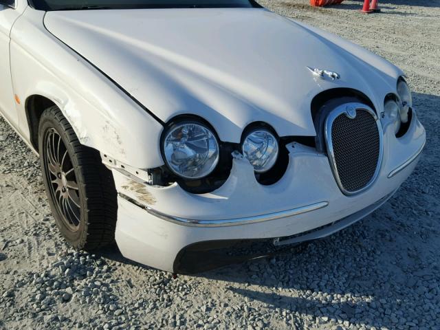 SAJWA01A46FN69780 - 2006 JAGUAR S-TYPE WHITE photo 9