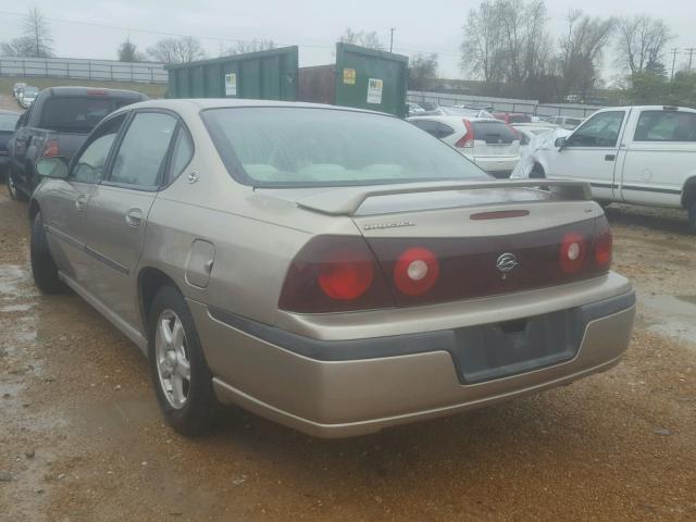 2G1WH52K539286851 - 2003 CHEVROLET IMPALA LS BROWN photo 3