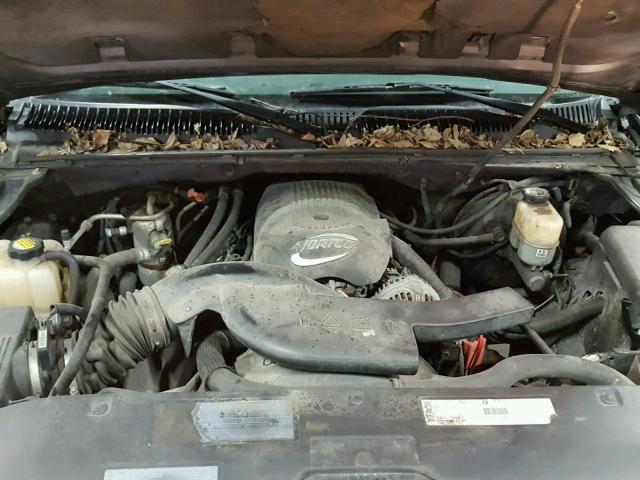 1GNFK16T21J304347 - 2001 CHEVROLET SUBURBAN K GRAY photo 7