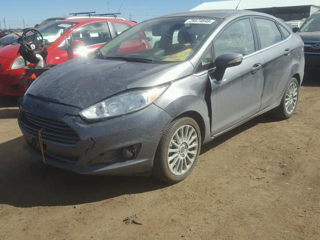 3FADP4CJ9EM240764 - 2014 FORD FIESTA TIT GRAY photo 2