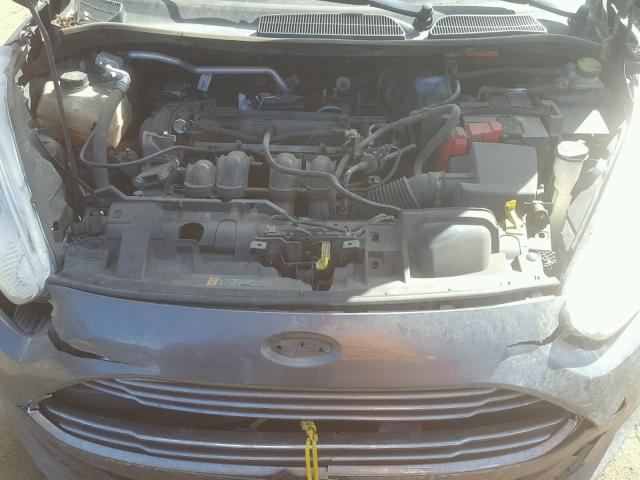 3FADP4CJ9EM240764 - 2014 FORD FIESTA TIT GRAY photo 7