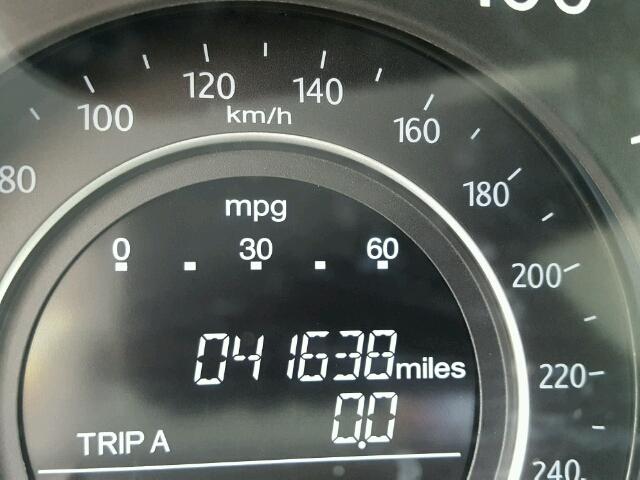 1HGCR3F84DA030296 - 2013 HONDA ACCORD EXL BLUE photo 8