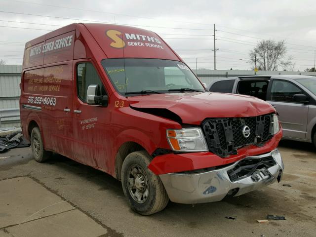 1N6BF0LY2CN103398 - 2012 NISSAN NV 2500 RED photo 1