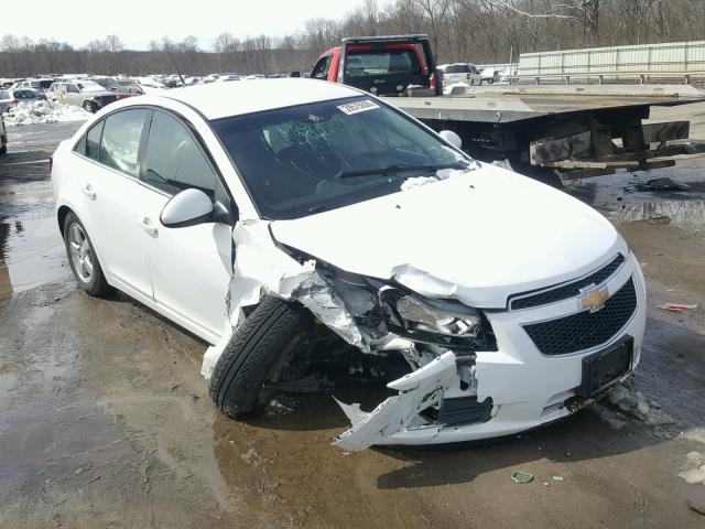 1G1PC5SB6E7155385 - 2014 CHEVROLET CRUZE LT WHITE photo 1