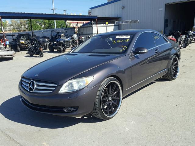 WDDEJ71X47A008913 - 2007 MERCEDES-BENZ CL 550 CHARCOAL photo 2