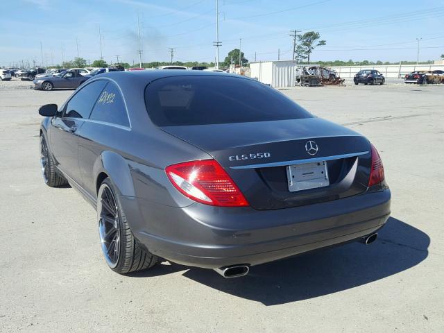 WDDEJ71X47A008913 - 2007 MERCEDES-BENZ CL 550 CHARCOAL photo 3