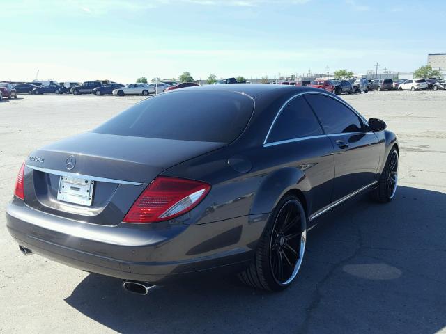 WDDEJ71X47A008913 - 2007 MERCEDES-BENZ CL 550 CHARCOAL photo 4