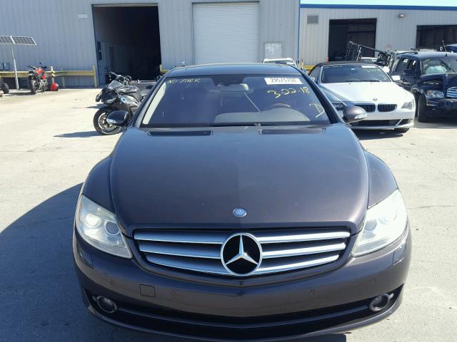 WDDEJ71X47A008913 - 2007 MERCEDES-BENZ CL 550 CHARCOAL photo 9