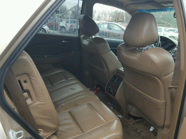 2HNYD18611H539062 - 2001 ACURA MDX TOURIN BEIGE photo 6