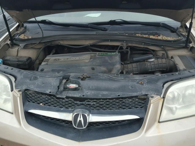 2HNYD18611H539062 - 2001 ACURA MDX TOURIN BEIGE photo 7