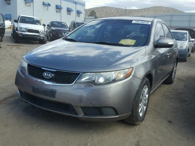 KNAFU4A29A5813280 - 2010 KIA FORTE EX CHARCOAL photo 2