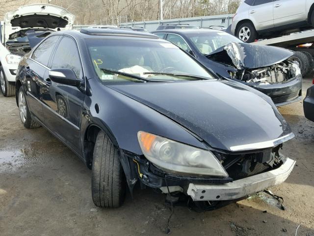 JH4KB16596C000662 - 2006 ACURA RL შავი ფოტო 1