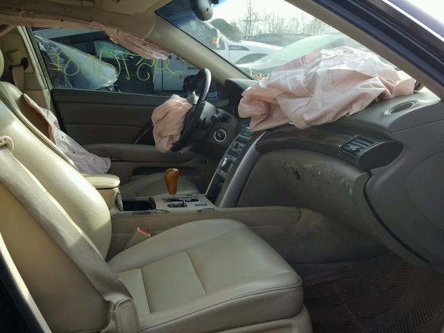 JH4KB16596C000662 - 2006 ACURA RL შავი ფოტო 5