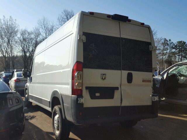 3C6TRVDG1JE104388 - 2018 RAM PROMASTER WHITE photo 3