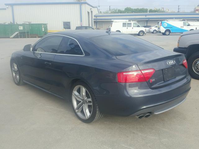 WAURV78T88A021214 - 2008 AUDI S5 QUATTRO GRAY photo 3