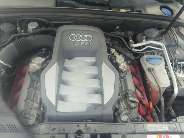 WAURV78T88A021214 - 2008 AUDI S5 QUATTRO GRAY photo 7