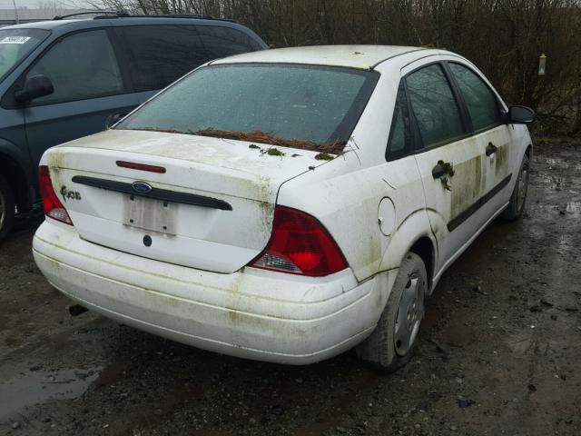 1FAFP33P51W304364 - 2001 FORD FOCUS LX WHITE photo 4