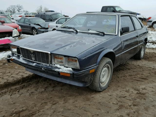 ZAMAL1103EB319920 - 1984 MASERATI BITURBO GREEN photo 2