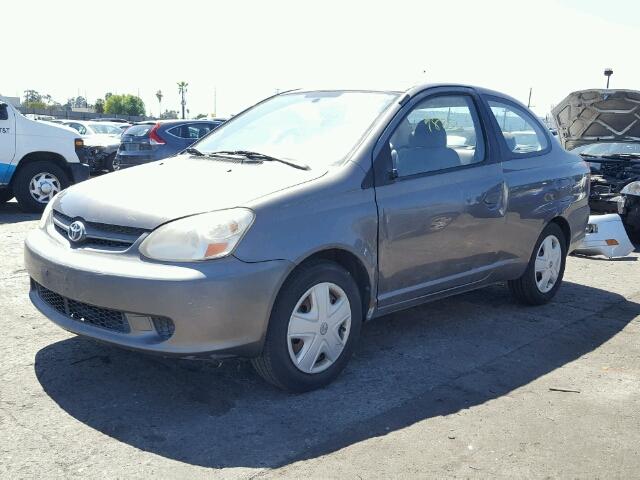 JTDAT123X40326919 - 2004 TOYOTA ECHO GRAY photo 2