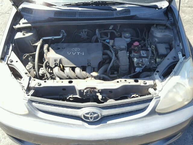 JTDAT123X40326919 - 2004 TOYOTA ECHO GRAY photo 7