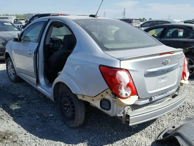 1G1JE5SB9G4151092 - 2016 CHEVROLET SONIC LTZ SILVER photo 3