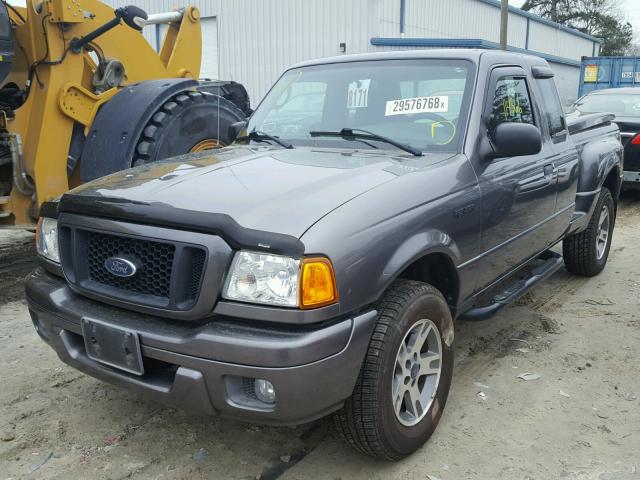 1FTYR44U84PB25788 - 2004 FORD RANGER SUP GRAY photo 2