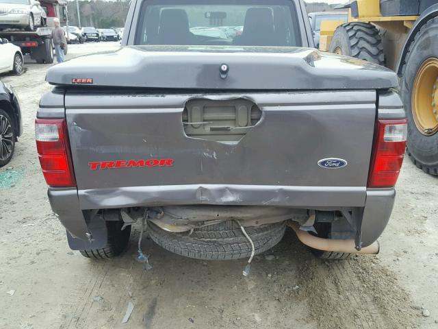 1FTYR44U84PB25788 - 2004 FORD RANGER SUP GRAY photo 9