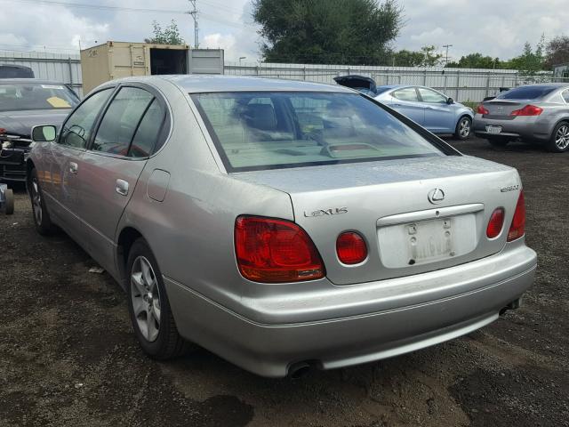 JT8BD69SX30184662 - 2003 LEXUS GS 300 SILVER photo 3