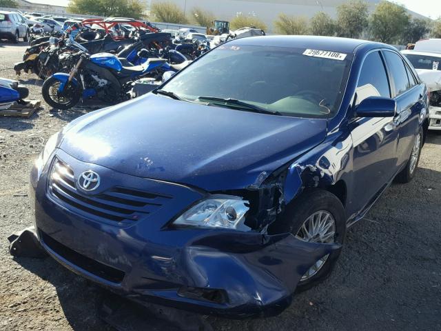 4T1BE46K27U159871 - 2007 TOYOTA CAMRY LE A BLUE photo 2