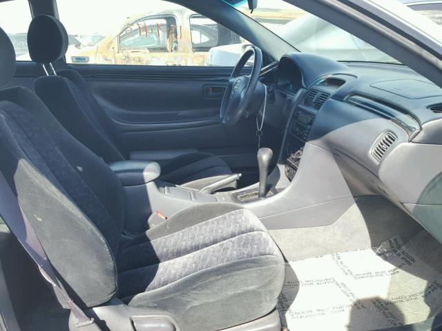 2T1CF22P63C603823 - 2003 TOYOTA CAMRY SOLA SILVER photo 5