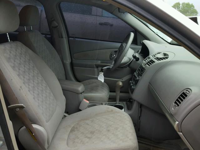 1G1ZT528X5F127429 - 2005 CHEVROLET MALIBU LS 银色 照片 5