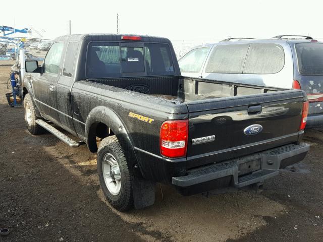 1FTYR14E59PA30507 - 2009 FORD RANGER SUP BLACK photo 3