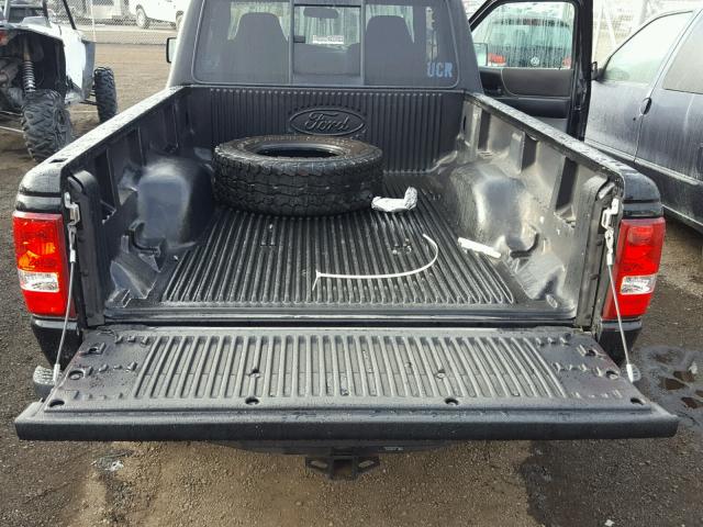 1FTYR14E59PA30507 - 2009 FORD RANGER SUP BLACK photo 6