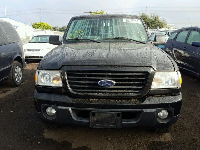 1FTYR14E59PA30507 - 2009 FORD RANGER SUP BLACK photo 9