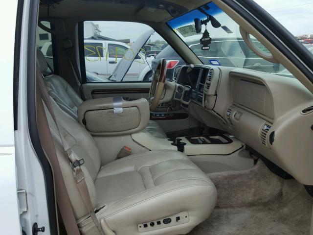 1GYEK63R7YR222033 - 2000 CADILLAC ESCALADE L WHITE photo 5