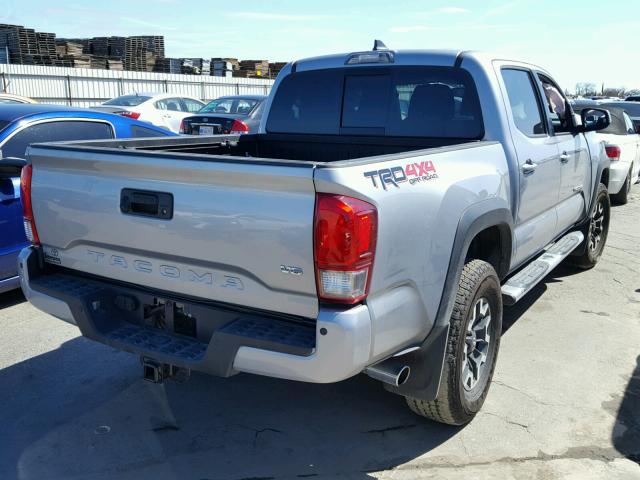 3TMCZ5AN1HM090035 - 2017 TOYOTA TACOMA DOU Күміс фото 4