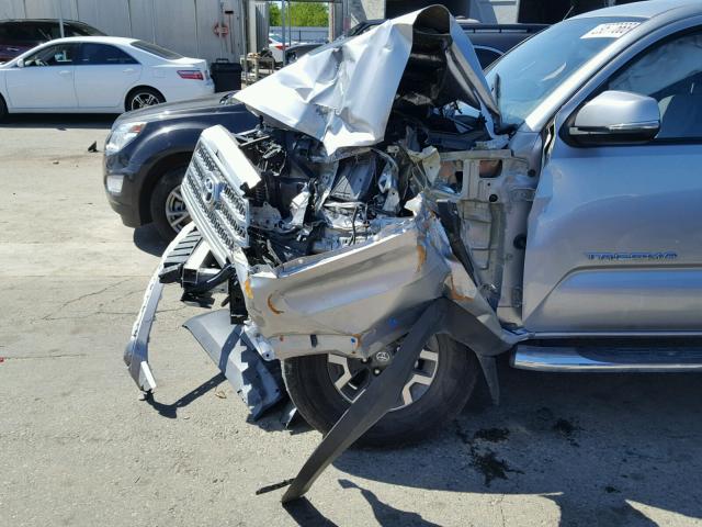 3TMCZ5AN1HM090035 - 2017 TOYOTA TACOMA DOU Күміс фото 9