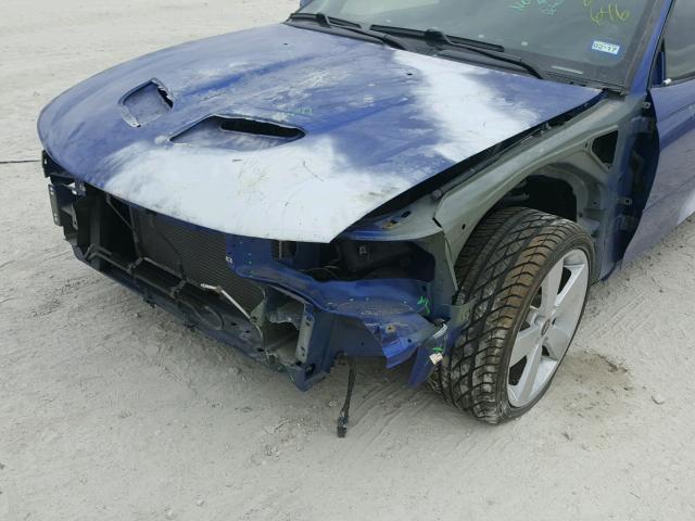 6G2VX12U86L818646 - 2006 PONTIAC GTO BLUE photo 9