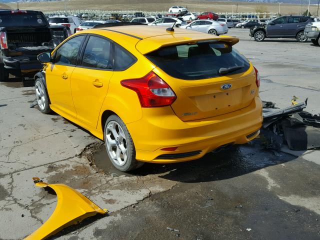 1FADP3L90DL126572 - 2013 FORD FOCUS ST YELLOW photo 3