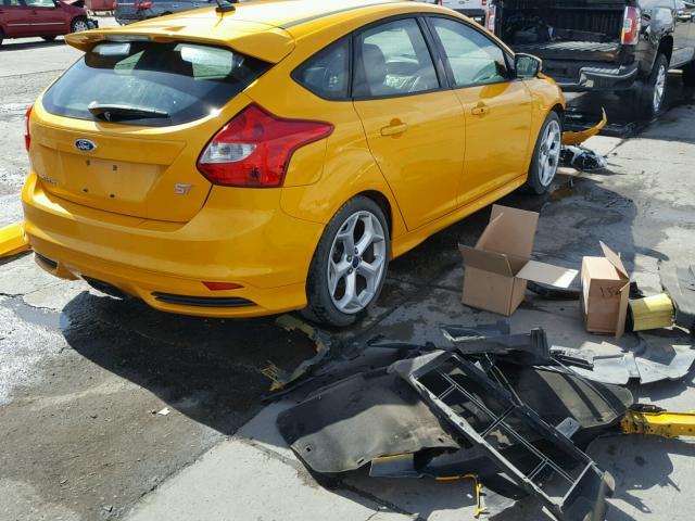 1FADP3L90DL126572 - 2013 FORD FOCUS ST YELLOW photo 4