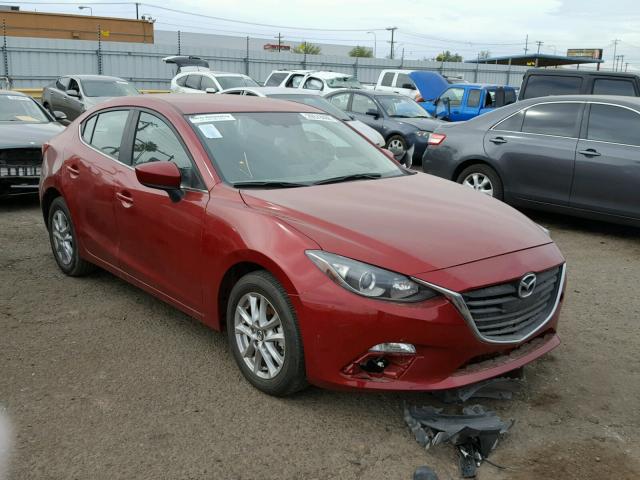 JM1BM1U70G1309840 - 2016 MAZDA 3 SPORT RED photo 1