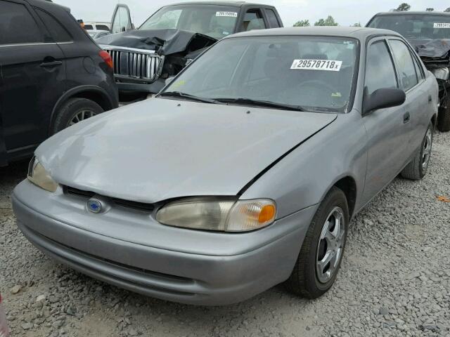 1Y1SK52821Z411573 - 2001 CHEVROLET GEO PRIZM 灰色 照片 2