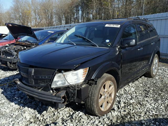 3D4GH67VX9T181977 - 2009 DODGE JOURNEY R/ BLACK photo 2