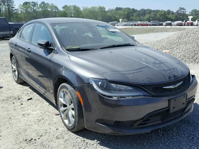 1C3CCCBB7FN717869 - 2015 CHRYSLER 200 S SILVER photo 1