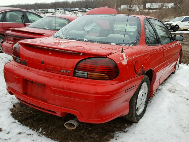 1G2NW12T1TC807197 - 1996 PONTIAC GRAND AM G RED photo 4