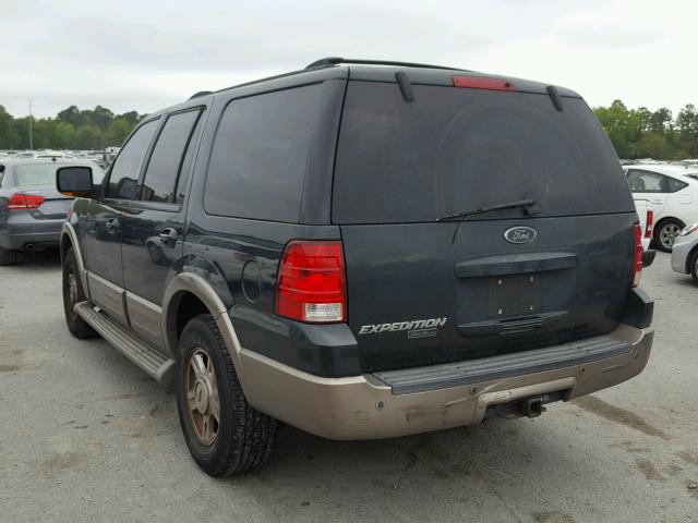 1FMPU17L73LC14796 - 2003 FORD EXPEDITION GREEN photo 3