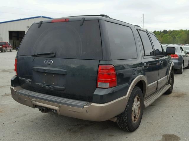 1FMPU17L73LC14796 - 2003 FORD EXPEDITION GREEN photo 4