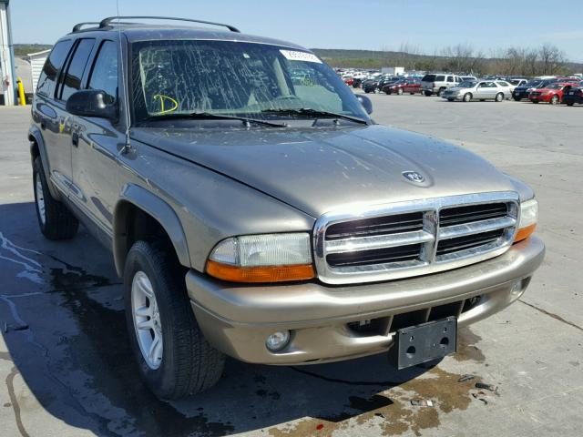 1D4HS48N03F626432 - 2003 DODGE DURANGO SL BROWN photo 1