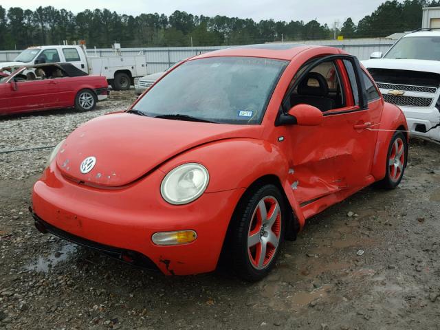 3VWCD21CX2M430069 - 2002 VOLKSWAGEN NEW BEETLE 橙色 照片 2