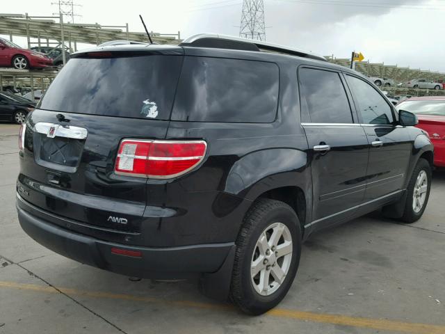 5GZEV23D59J182883 - 2009 SATURN OUTLOOK XR შავი ფოტო 4